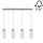 Candelabro suspenso BOSCO 4xE27/60W/230V carvalho - certificado por FSC