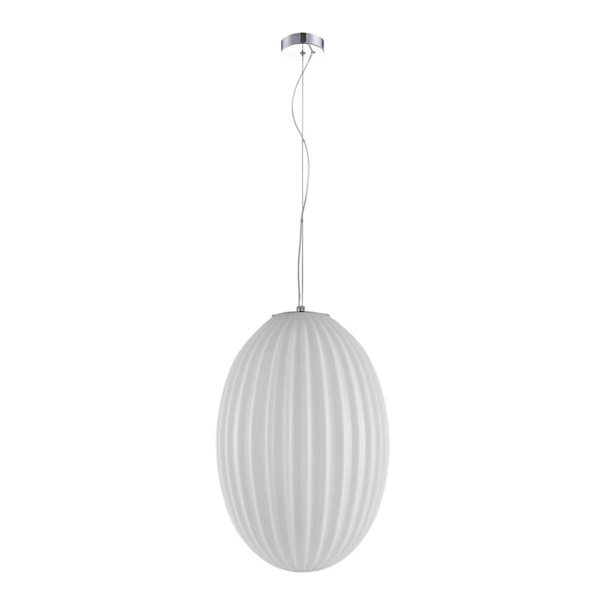 Candelabro suspenso BRAGA 1xE27/60W/230V branco