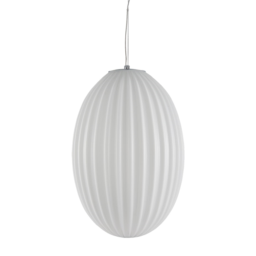 Candelabro suspenso BRAGA 1xE27/60W/230V branco