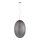 Candelabro suspenso BRAGA 1xE27/60W/230V cinzento