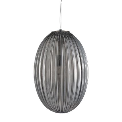 Candelabro suspenso BRAGA 1xE27/60W/230V cinzento