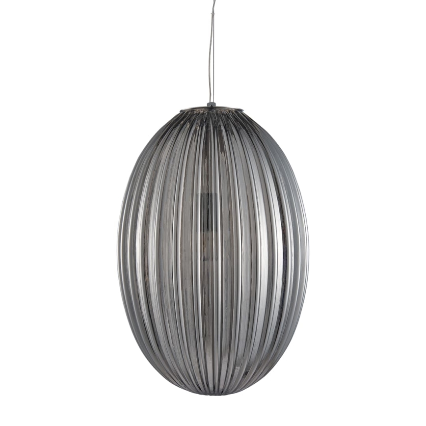 Candelabro suspenso BRAGA 1xE27/60W/230V cinzento