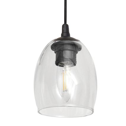 Candelabro suspenso BRILLANT 1xE27/15W/230V transparente