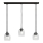 Candelabro suspenso BRILLANT 3xE27/15W/230V transparente