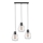 Candelabro suspenso BRYLANT 3xE27/60W/230V