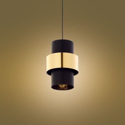 Candelabro suspenso CALISTO 1xE27/15W/230V dourado/preto