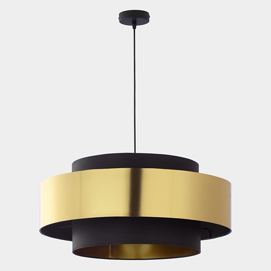 Candelabro suspenso CALISTO 1xE27/25W/230V dourado/preto