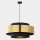 Candelabro suspenso CALISTO 1xE27/25W/230V dourado/preto