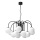 Candelabro suspenso CAMBRIDGE 12xE14/60W/230V preto