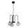 Candelabro suspenso CAMBRIDGE 3xE14/60W/230V preto