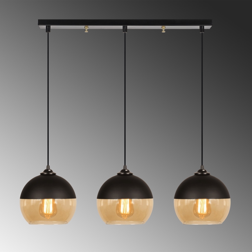 Candelabro suspenso CAMINI 3xE27/40W/230V