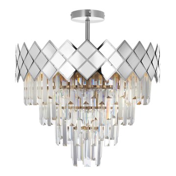 Candelabro suspenso CARISMA 9xE14/40W/230V cromado mate