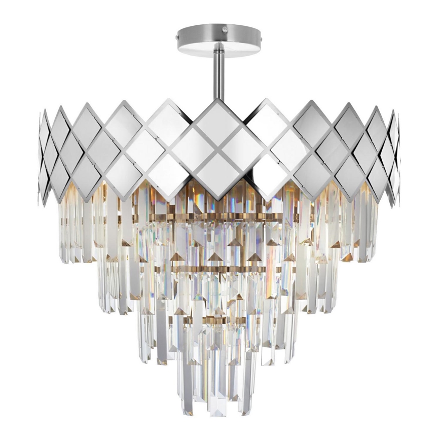 Candelabro suspenso CARISMA 9xE14/40W/230V cromado mate