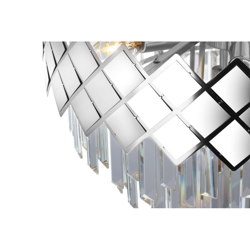 Candelabro suspenso CARISMA 9xE14/40W/230V cromado mate