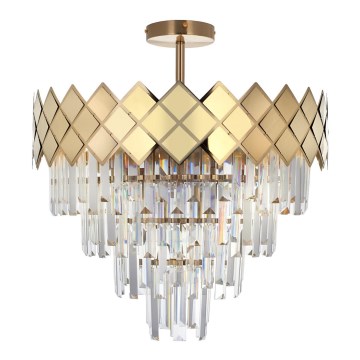 Candelabro suspenso CARISMA 9xE14/40W/230V dourada
