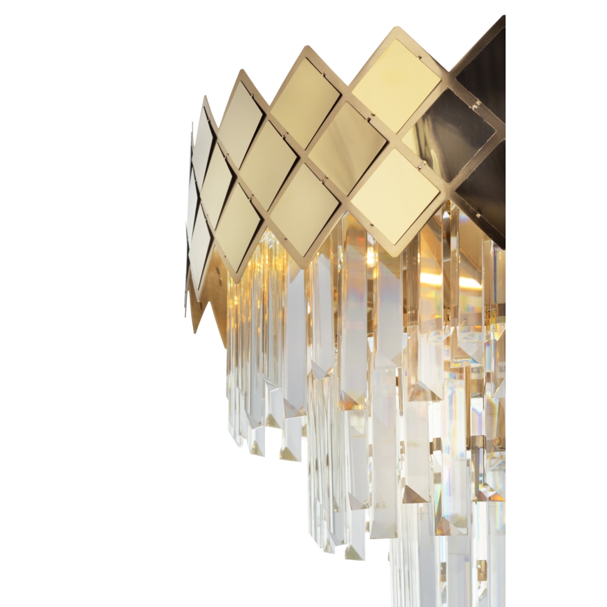 Candelabro suspenso CARISMA 9xE14/40W/230V dourada