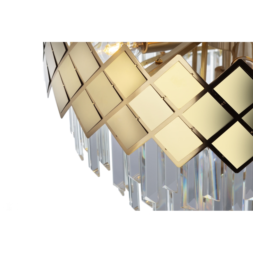 Candelabro suspenso CARISMA 9xE14/40W/230V dourada
