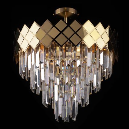 Candelabro suspenso CARISMA 9xE14/40W/230V dourada