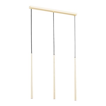Candelabro suspenso CARMEN 3xG9/40W/230V dourada