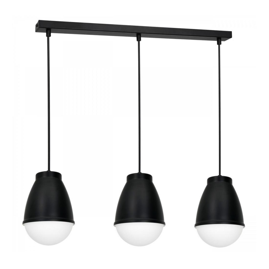 Candelabro suspenso CARYON 3xE14/60W/230V preto