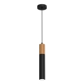 Candelabro suspenso CASSA 1xGU10/60W/230V preto