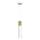 Candelabro suspenso CASSA 1xGU10/8W/230V branco/dourado