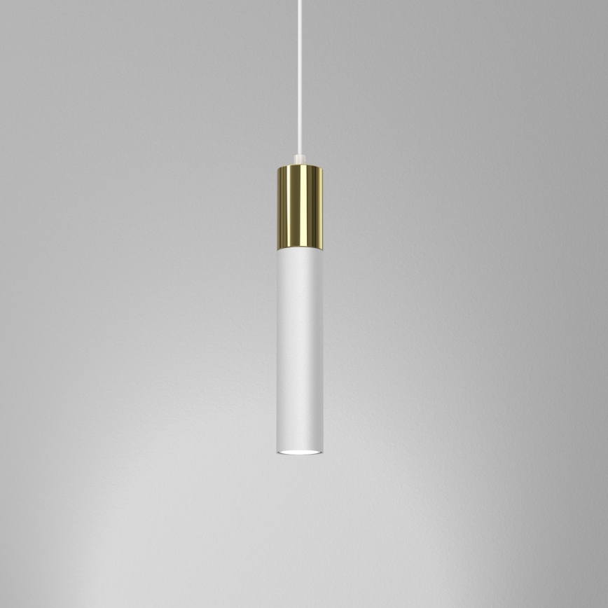 Candelabro suspenso CASSA 1xGU10/8W/230V branco/dourado
