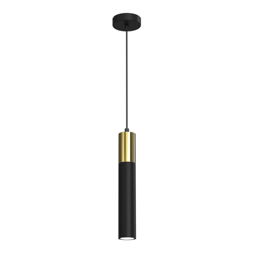 Candelabro suspenso CASSA 1xGU10/8W/230V preto/dourado