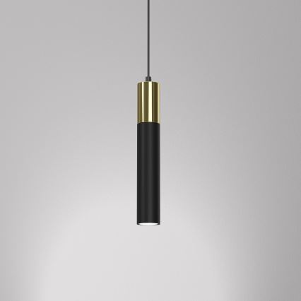 Candelabro suspenso CASSA 1xGU10/8W/230V preto/dourado