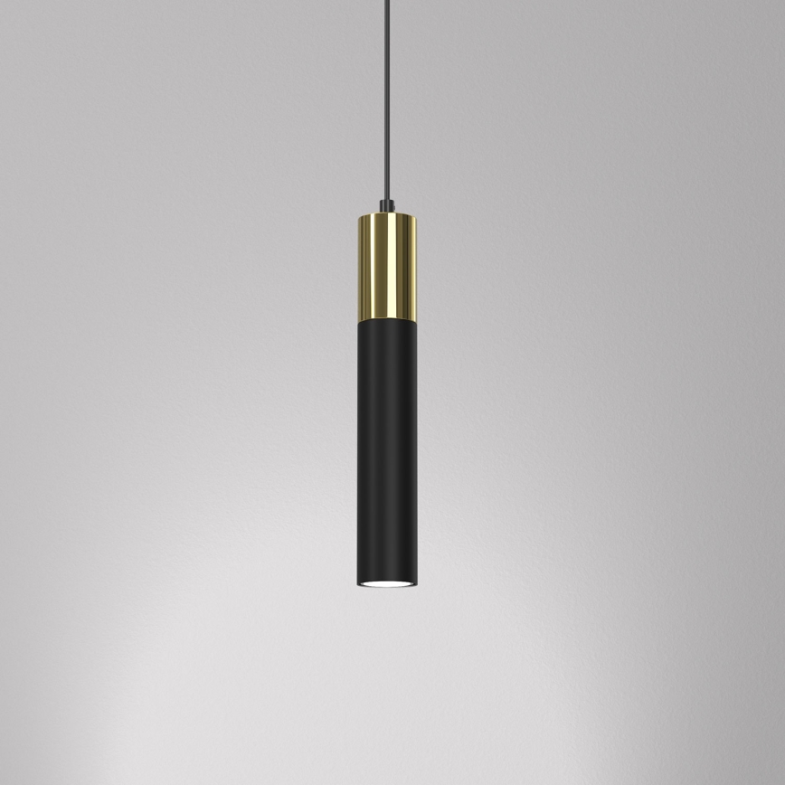 Candelabro suspenso CASSA 1xGU10/8W/230V preto/dourado