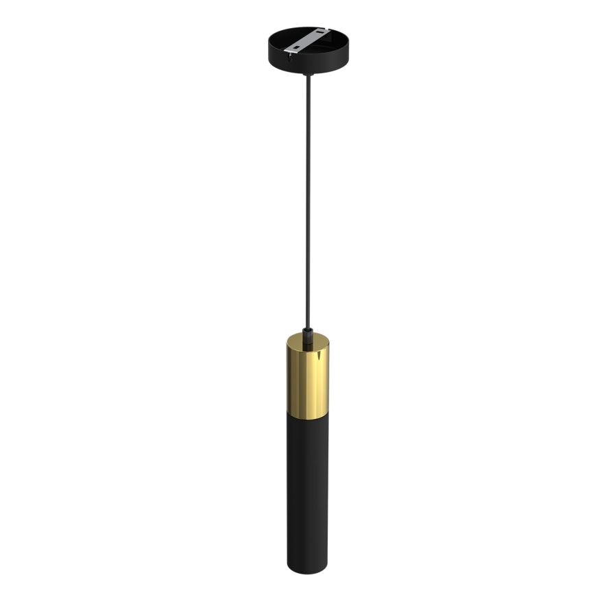 Candelabro suspenso CASSA 1xGU10/8W/230V preto/dourado