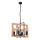 Candelabro suspenso CEDRIC 4xE27/60W/230V faia/castanho