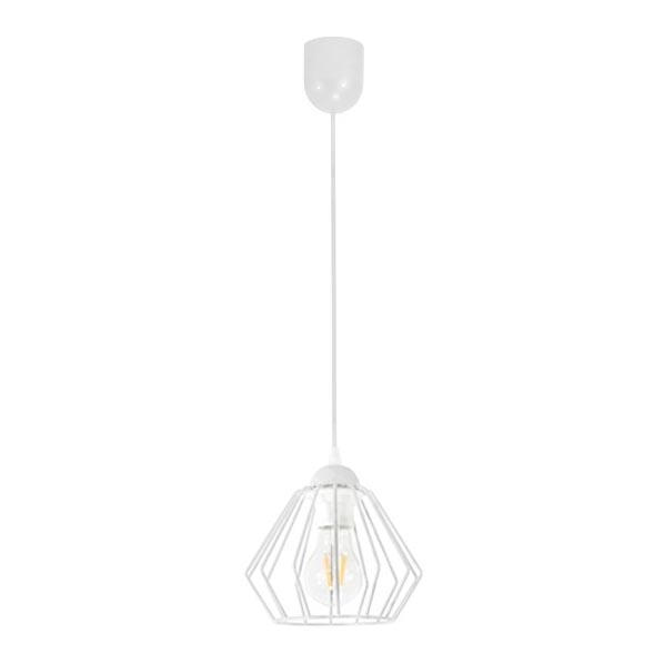 Candelabro suspenso CEED 1xE27/60W/230V branco