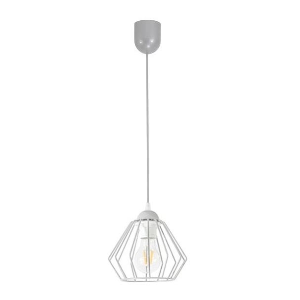 Candelabro suspenso CEED 1xE27/60W/230V cinzento