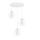 Candelabro suspenso CEED 3xE27/60W/230V branco