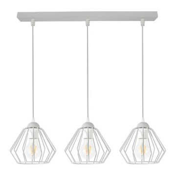 Candelabro suspenso CEED 3xE27/60W/230V cinzento