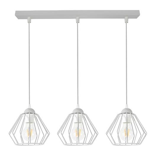 Candelabro suspenso CEED 3xE27/60W/230V cinzento