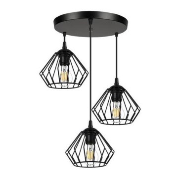 Candelabro suspenso CEED 3xE27/60W/230V