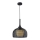 Candelabro suspenso CENTER 1xE27/9W/230V preto