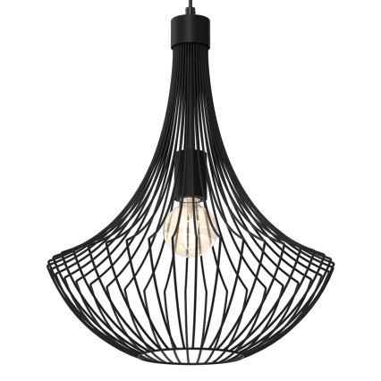 Candelabro suspenso CESTA 1xE27/60W/230V preto