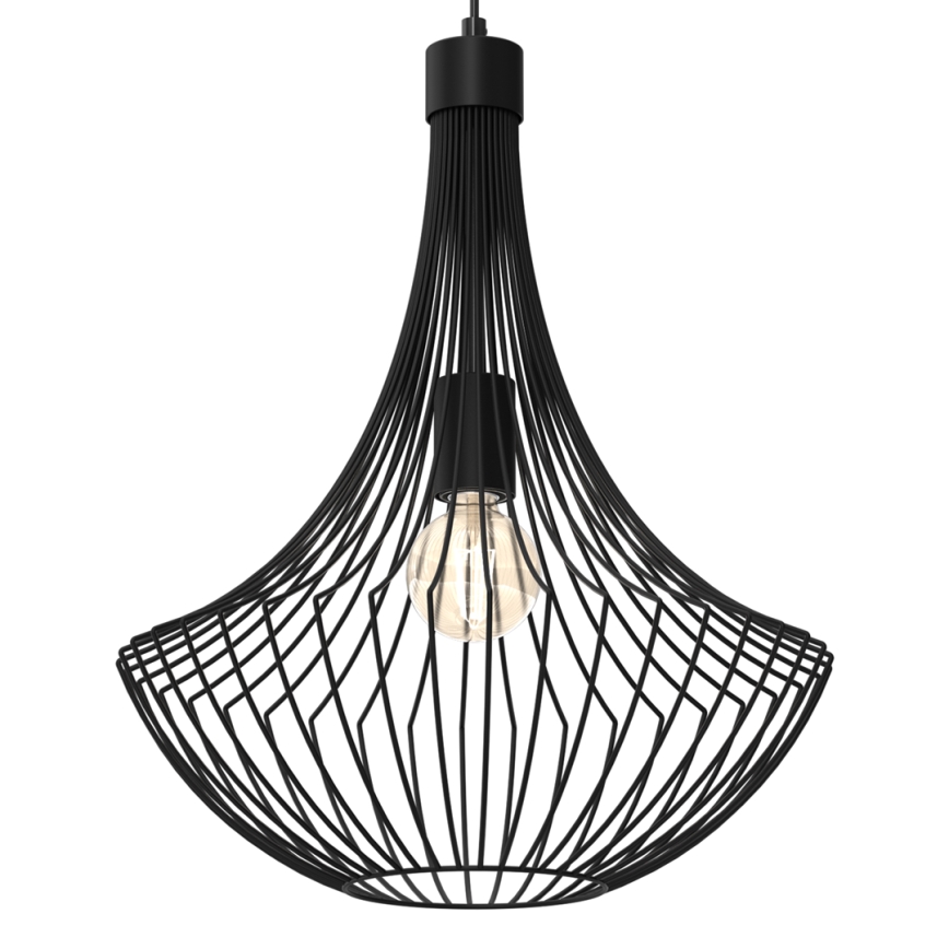 Candelabro suspenso CESTA 1xE27/60W/230V preto