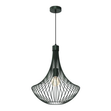 Candelabro suspenso CESTA 1xE27/60W/230V verde