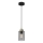 Candelabro suspenso CHIC 1xE27/60W/230V preto/cinzento