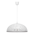 Candelabro suspenso CIRCLE 1xE27/15W/230V branco