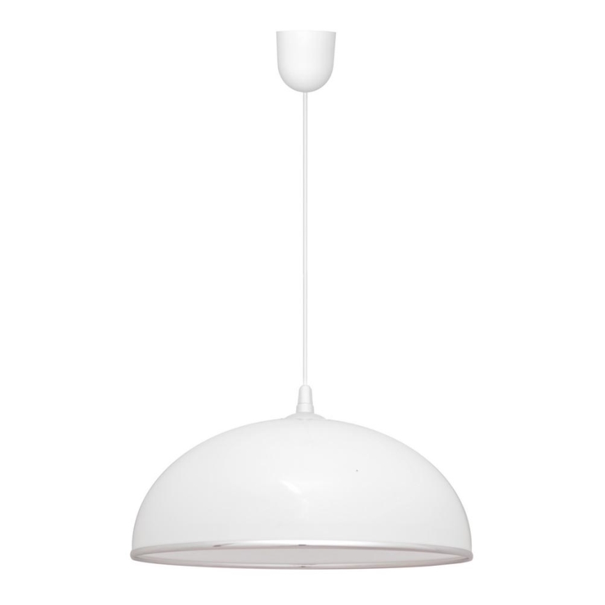 Candelabro suspenso CIRCLE 1xE27/15W/230V branco
