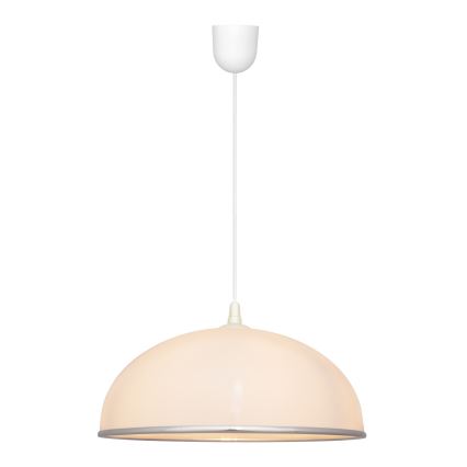Candelabro suspenso CIRCLE 1xE27/15W/230V branco
