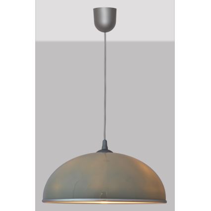 Candelabro suspenso CIRCLE 1xE27/15W/230V cinzento