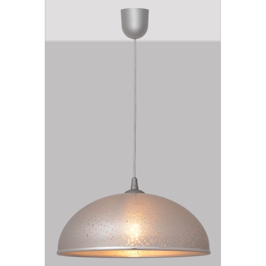 Candelabro suspenso CIRCLE 1xE27/15W/230V cinzento