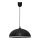 Candelabro suspenso CIRCLE 1xE27/15W/230V preto