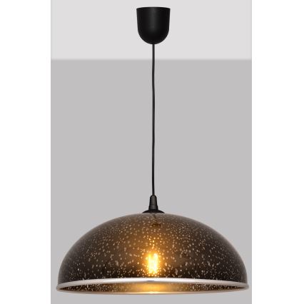 Candelabro suspenso CIRCLE 1xE27/15W/230V preto